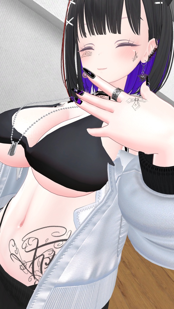 【VRChat想定】チカーノ風レタリングテクスチャ