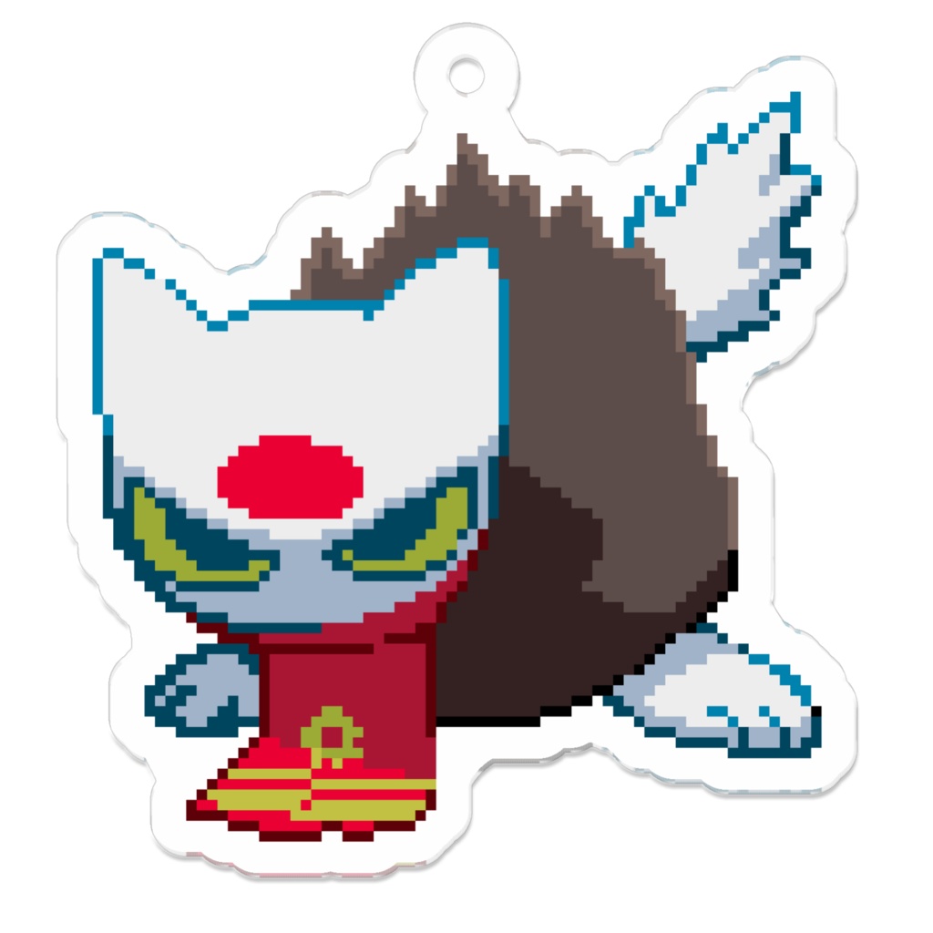 警戒タカモトキーホルダー