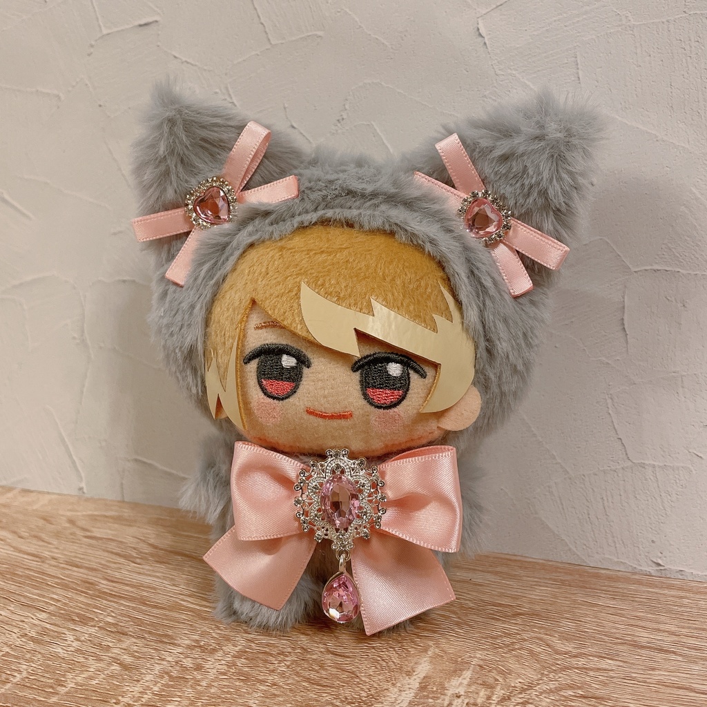 ぬい服♡10cm♡黒猫ケープ♡ハンドメイド - おもちゃ