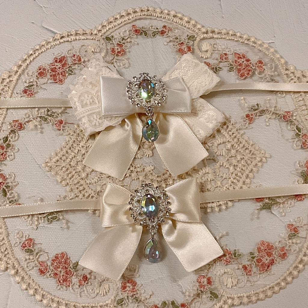 ぬい服　リボン