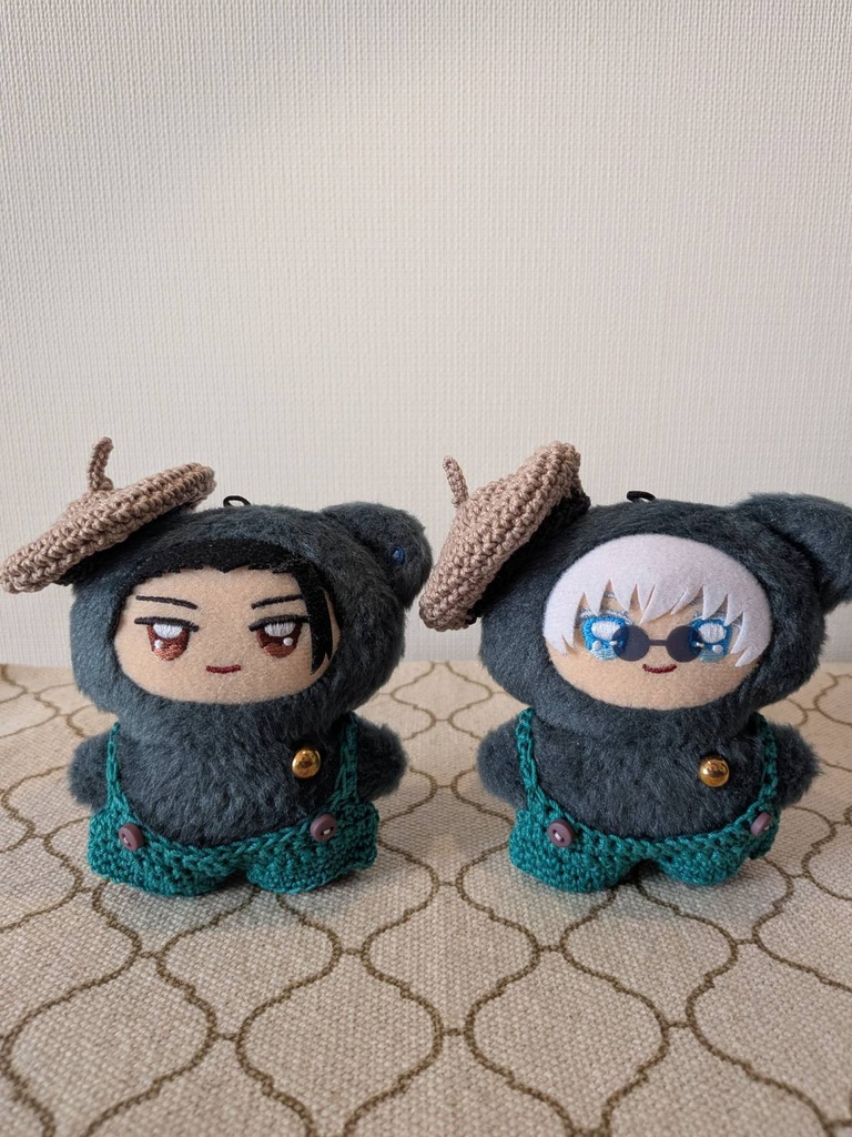 クラシックカラーサロペット＆ベレー帽セット【深緑‪】