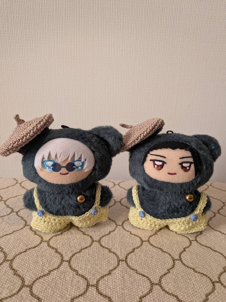 カラーポップサロペット＆ベレー帽【💛】