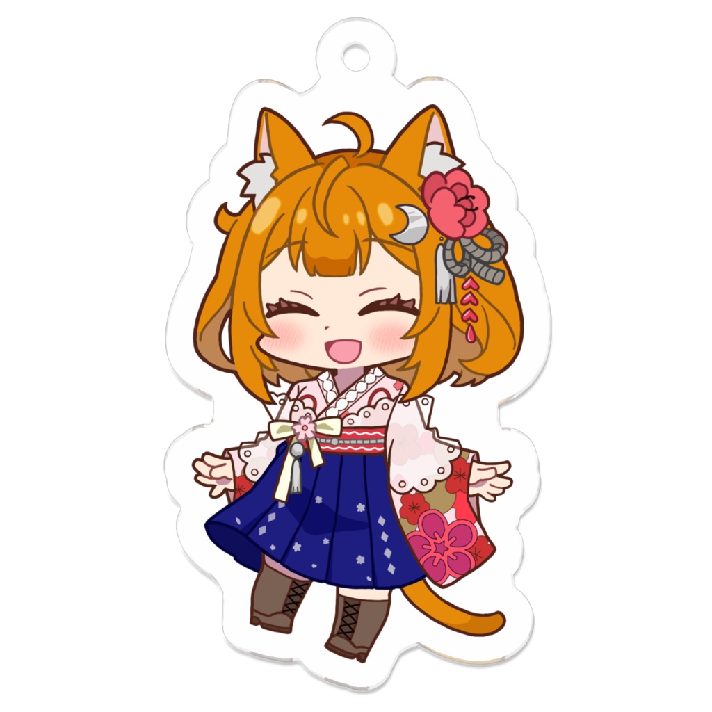 アクリルキーホルダー 猫宮ゆうか 表情C