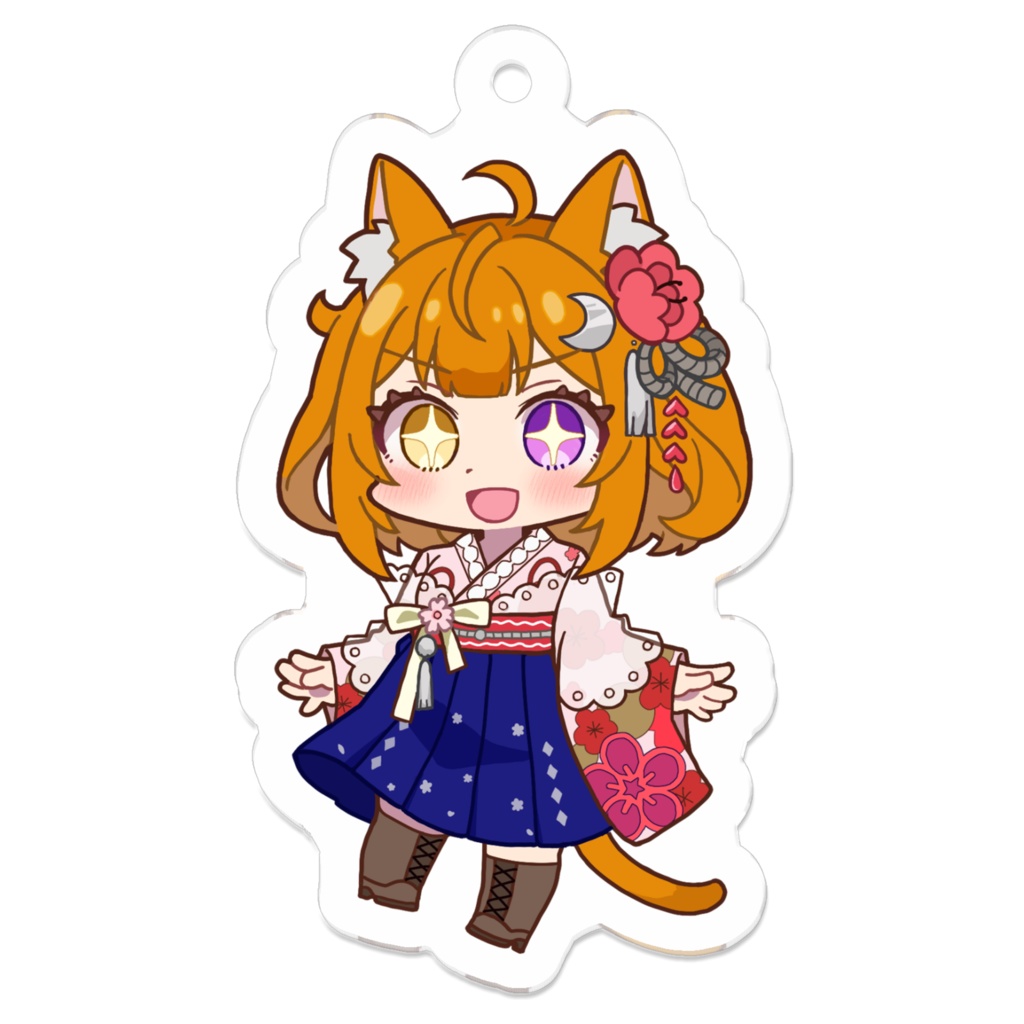 アクリルキーホルダー 猫宮ゆうか 表情E