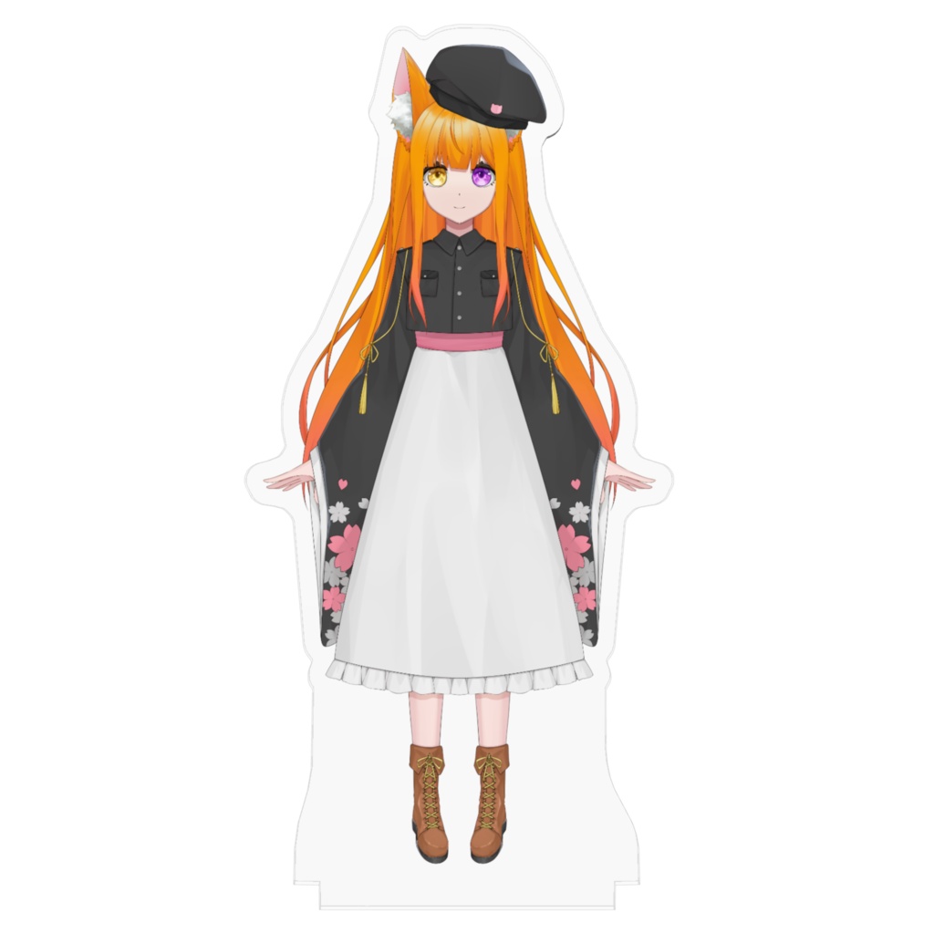 猫宮ゆうか 和軍服ワンピ アクリルフィギュア