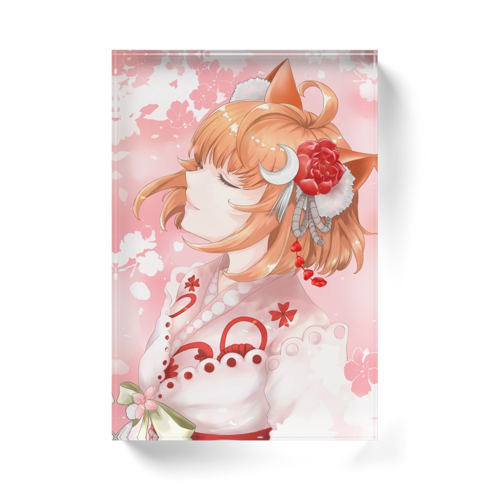 アクリルブロック 桜ゆうか