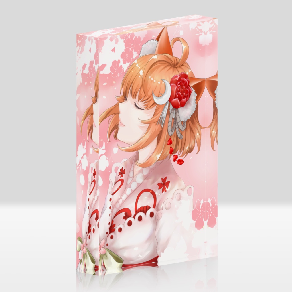 アクリルブロック 桜ゆうか