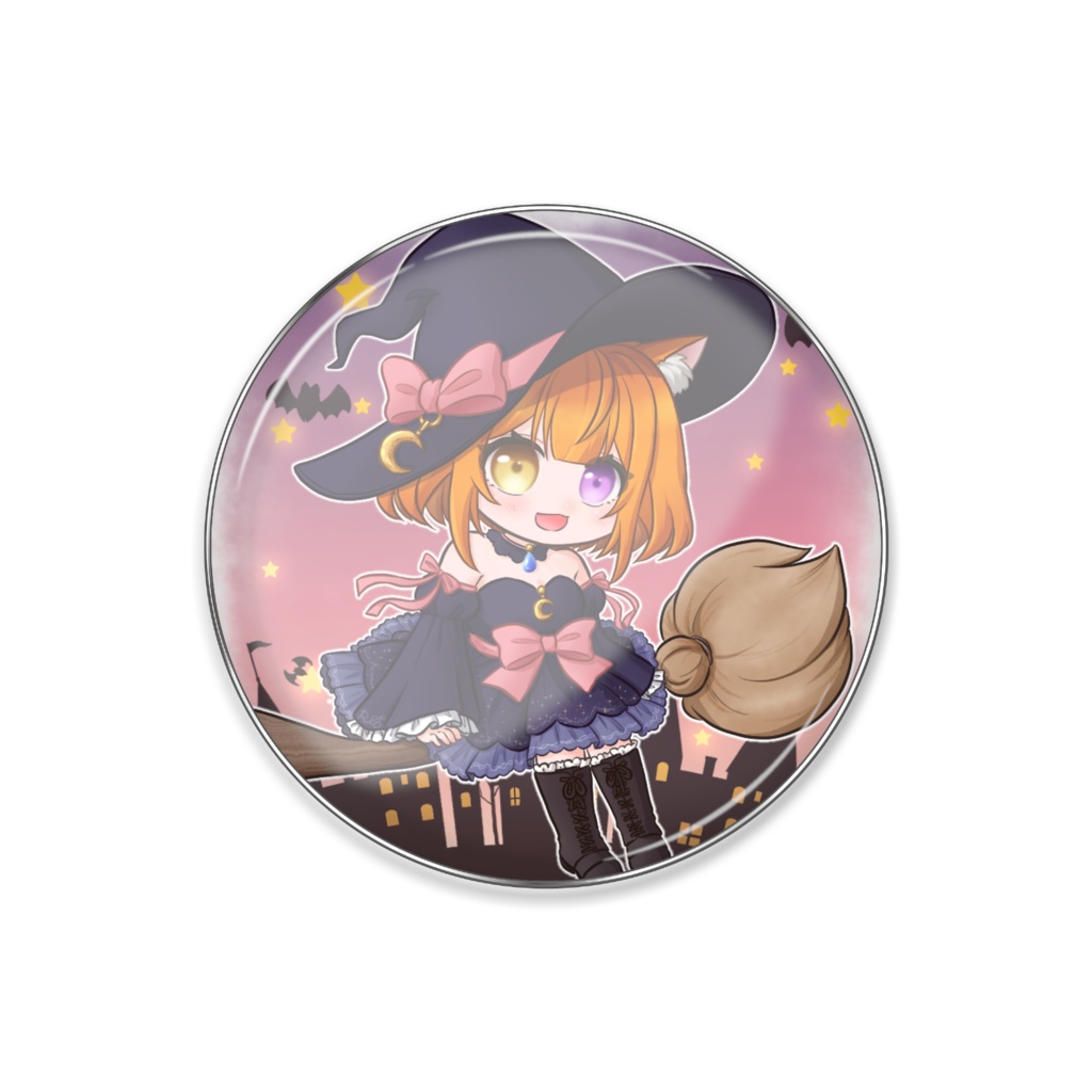 猫宮ゆうかピンバッジ ハロウィン2025