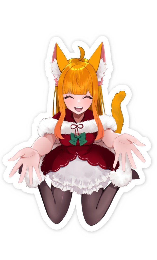 猫宮ゆうかスマホステッカー クリスマス2025