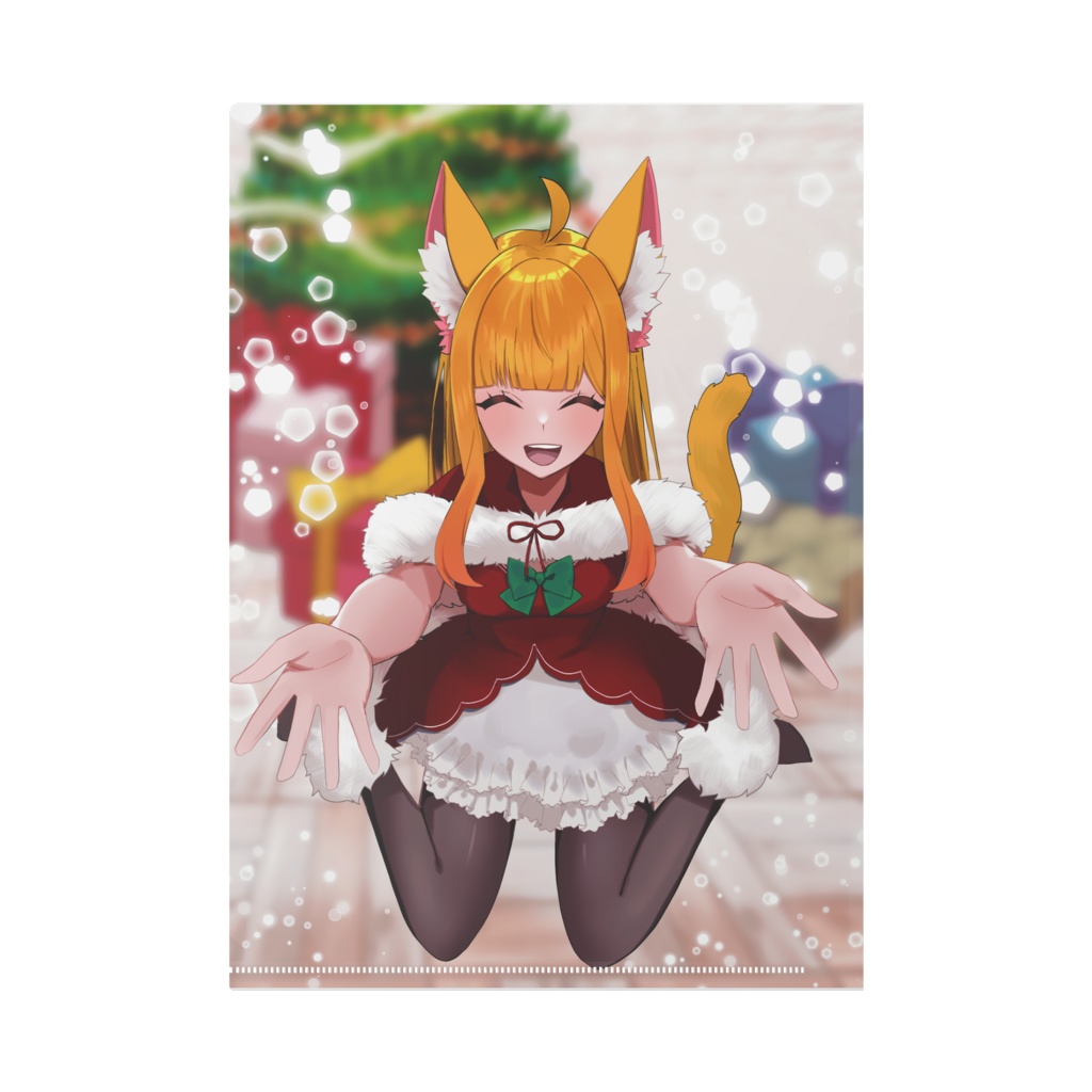 猫宮ゆうかクリアファイル クリスマス2025