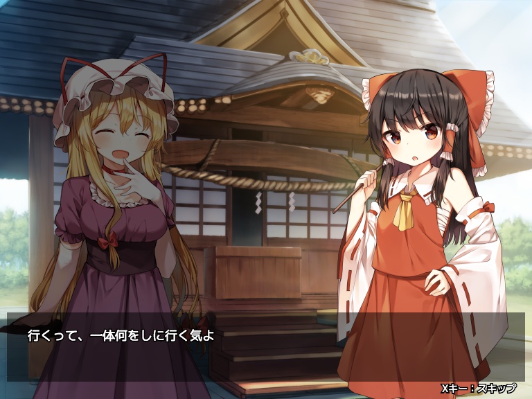 紫と霊夢の終わらない夏