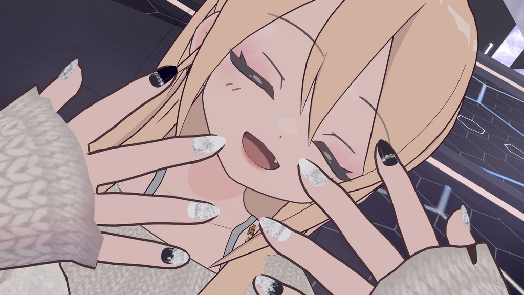 【凪夜瑠璃用】ヒョウ柄ネイル