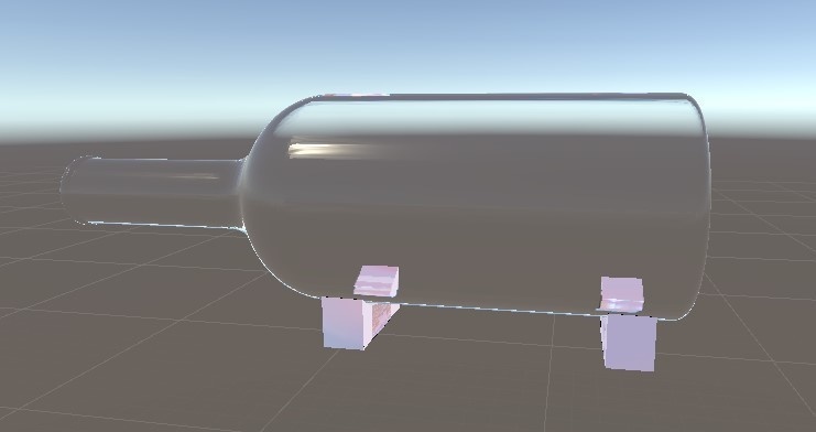 【無料】 VRChat想定 透明ガラス瓶