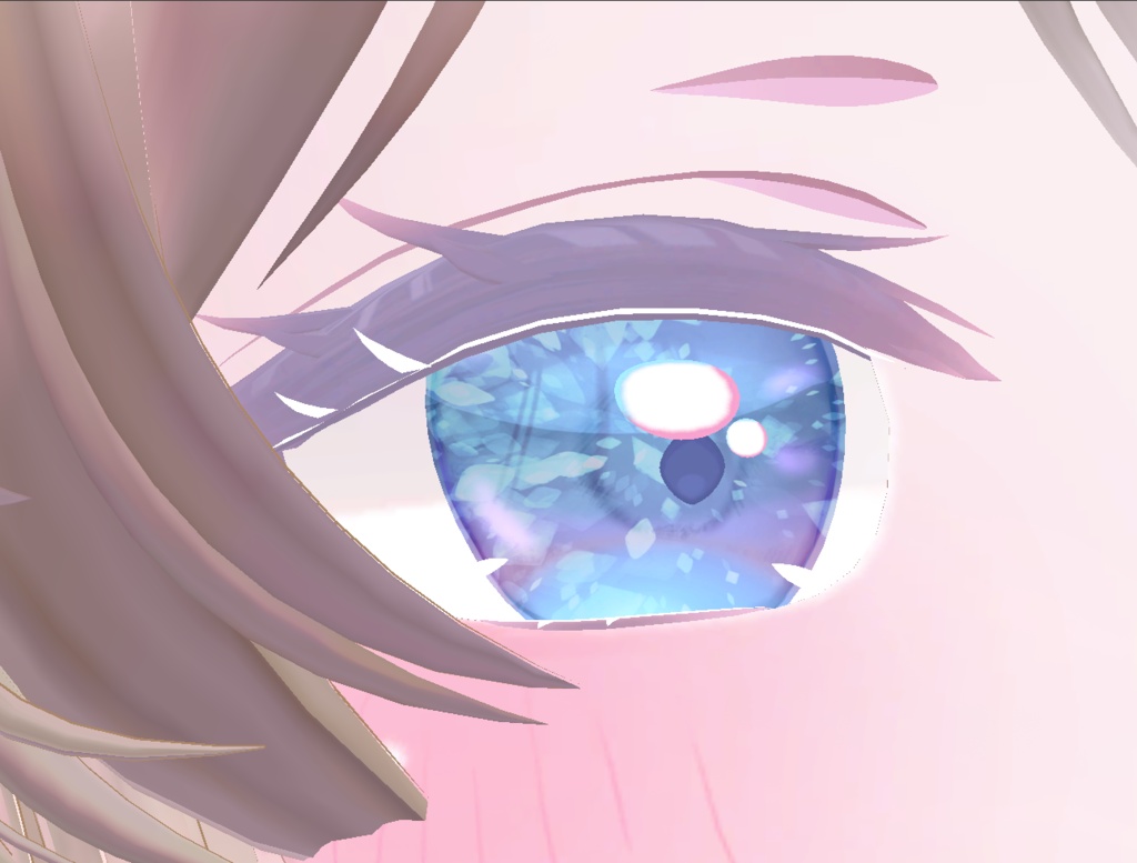 【無料】珀杏-Hakua- Eye texture VRC用瞳テクスチャ 【PSD付き】