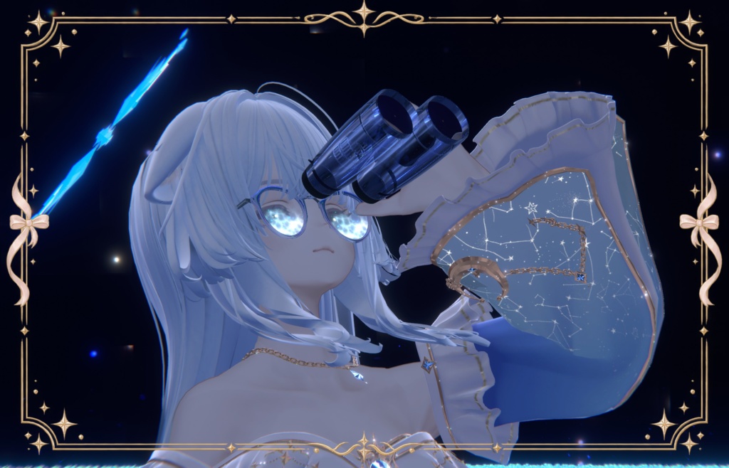 【MA対応】エレガント双眼鏡 【3Dモデル+アバター&ワールドギミック】