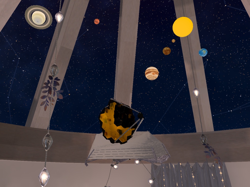【無料】James Webb Space Telescope ジェームズ・ウェブ宇宙望遠鏡【3Dモデル】
