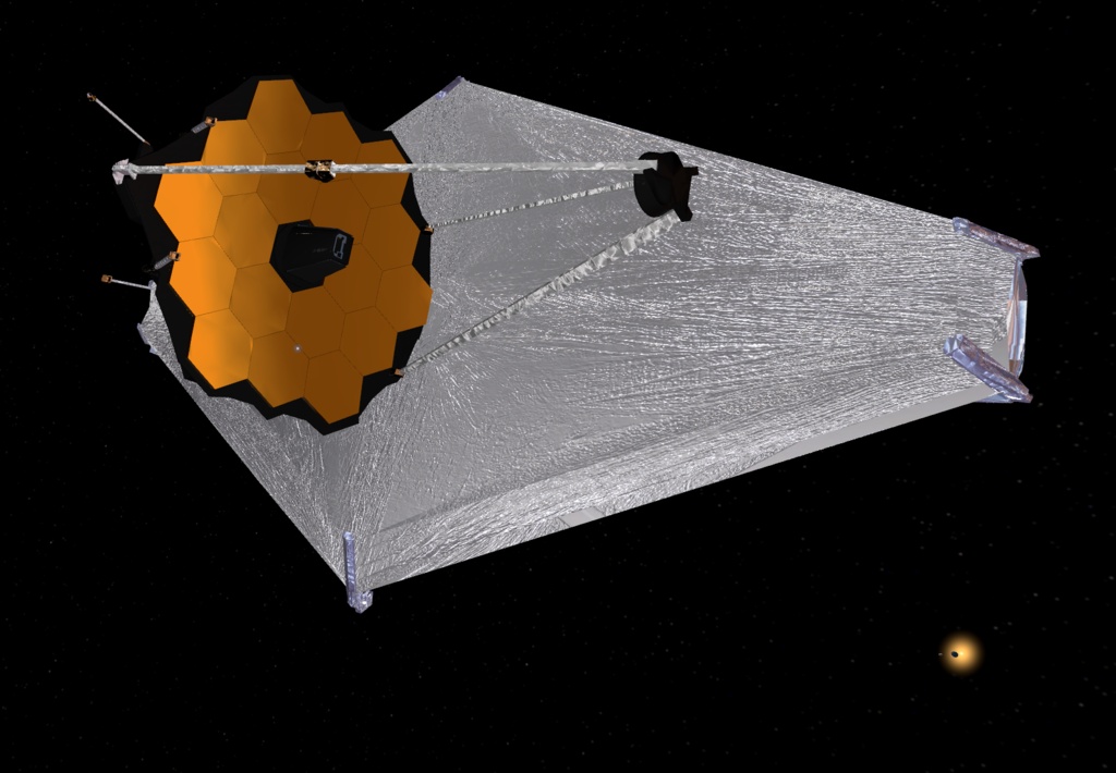 【無料】James Webb Space Telescope ジェームズ・ウェブ宇宙望遠鏡【3Dモデル】