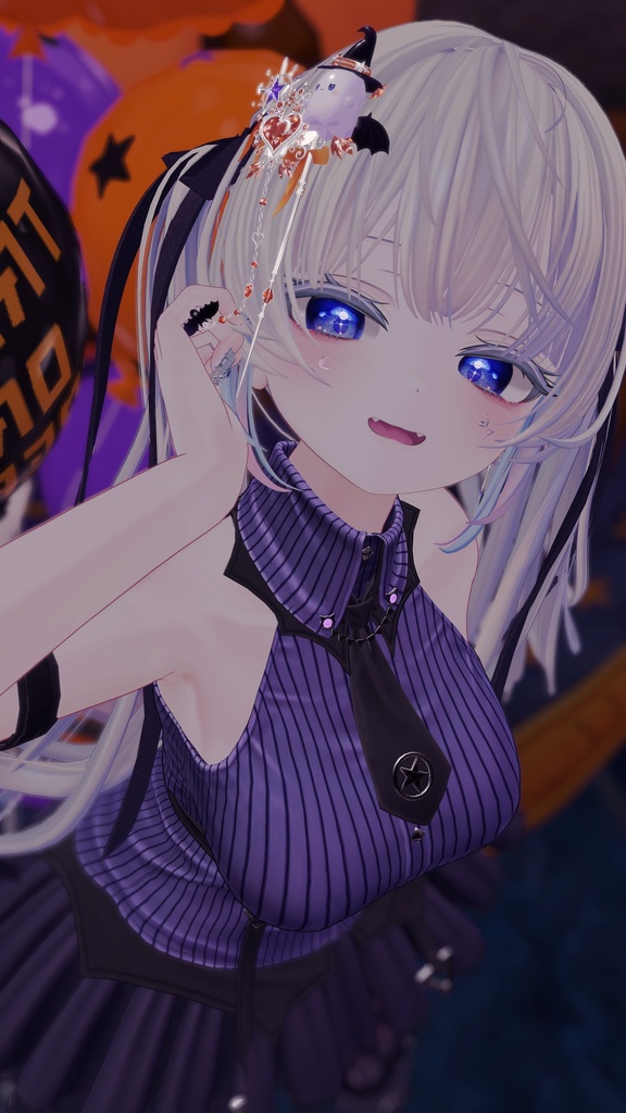 LunelleGhost ハロウィンかんざし 【髪飾り】