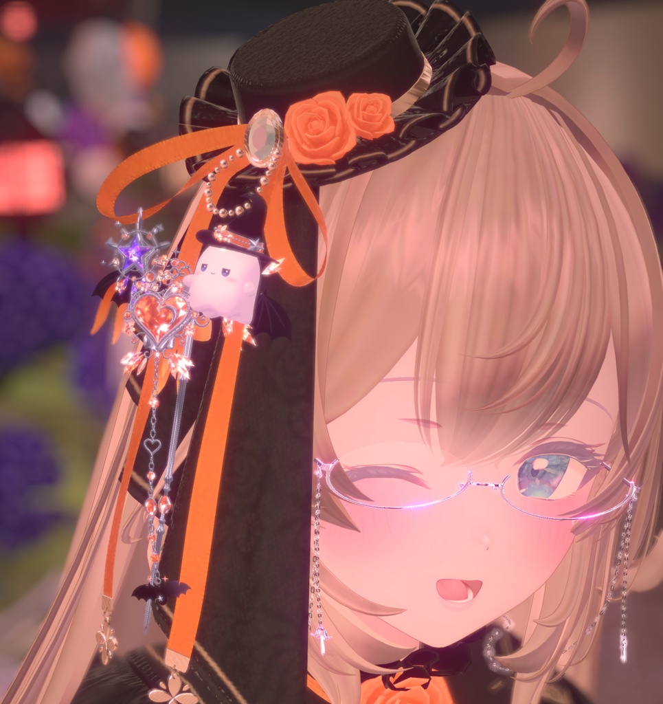 LunelleGhost ハロウィンかんざし 【髪飾り】