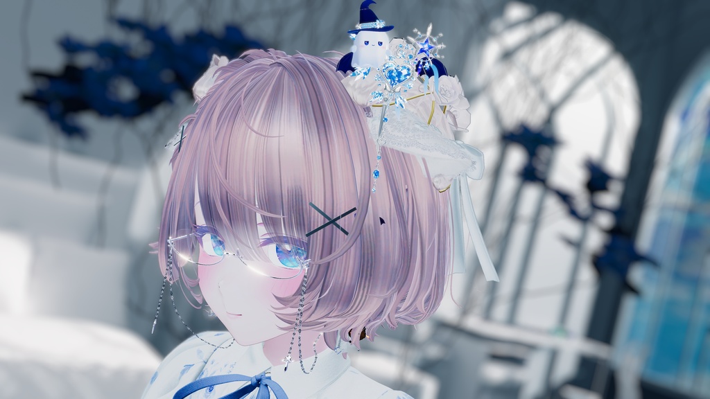 LunelleGhost ハロウィンかんざし 【髪飾り】