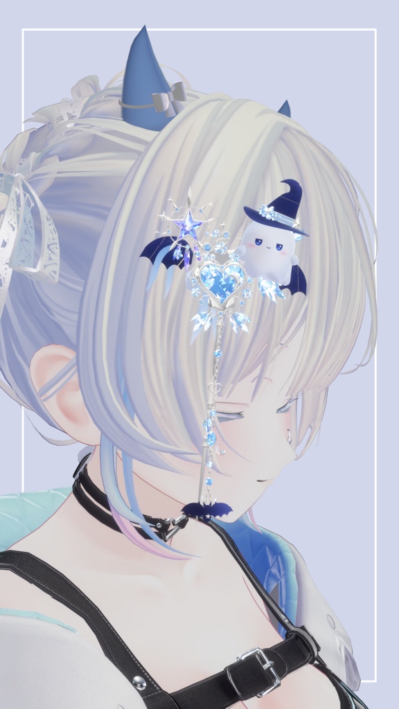 LunelleGhost ハロウィンかんざし 【髪飾り】