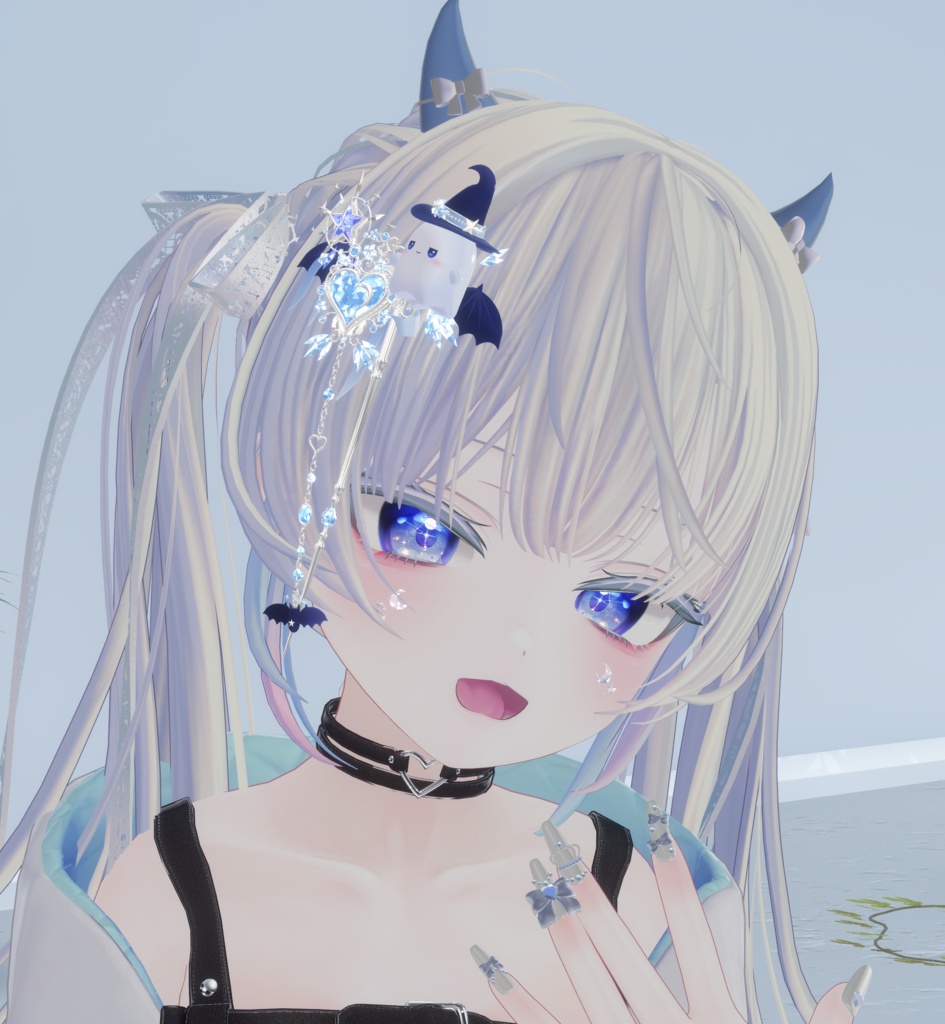 LunelleGhost ハロウィンかんざし 【髪飾り】