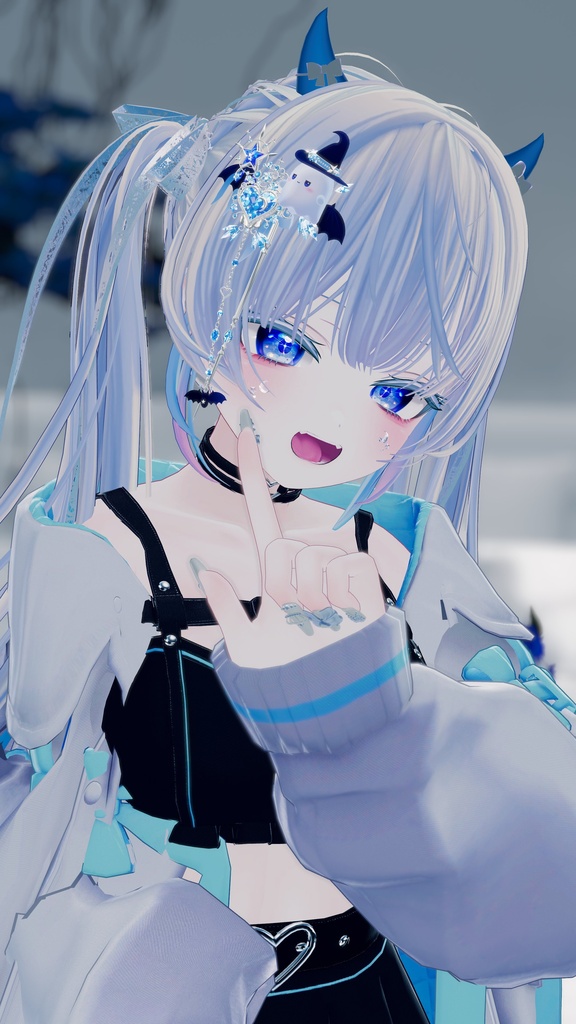 LunelleGhost ハロウィンかんざし 【髪飾り】
