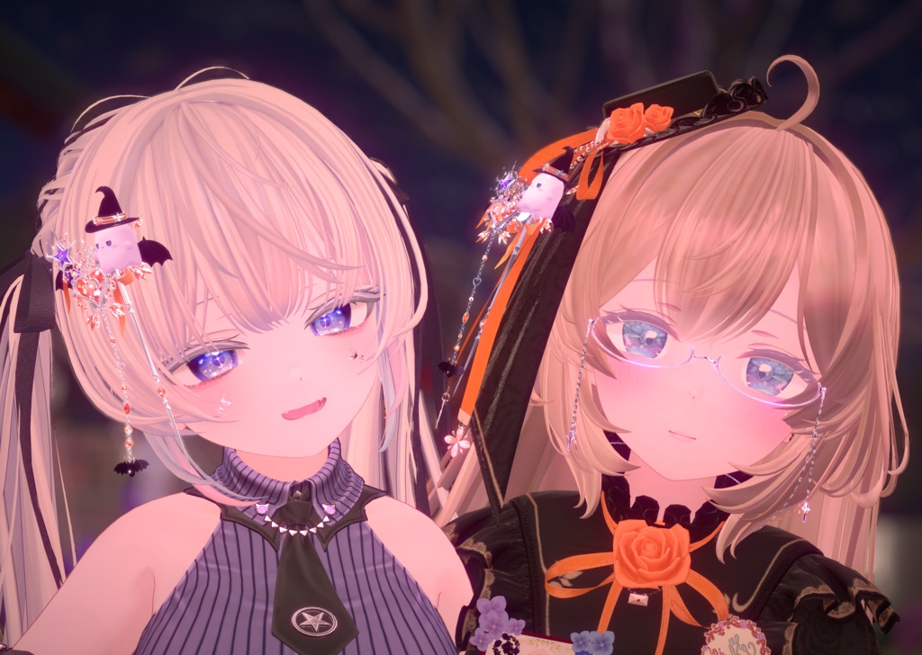 LunelleGhost ハロウィンかんざし 【髪飾り】