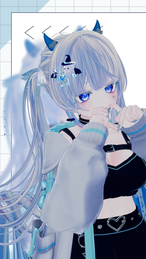 LunelleGhost ハロウィンかんざし 【髪飾り】
