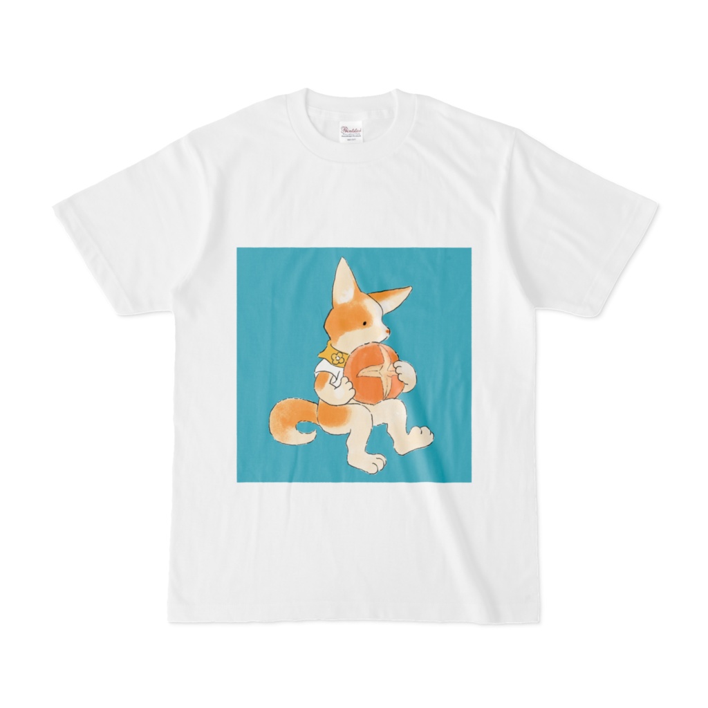 Bread-eating Corgi T-shirt