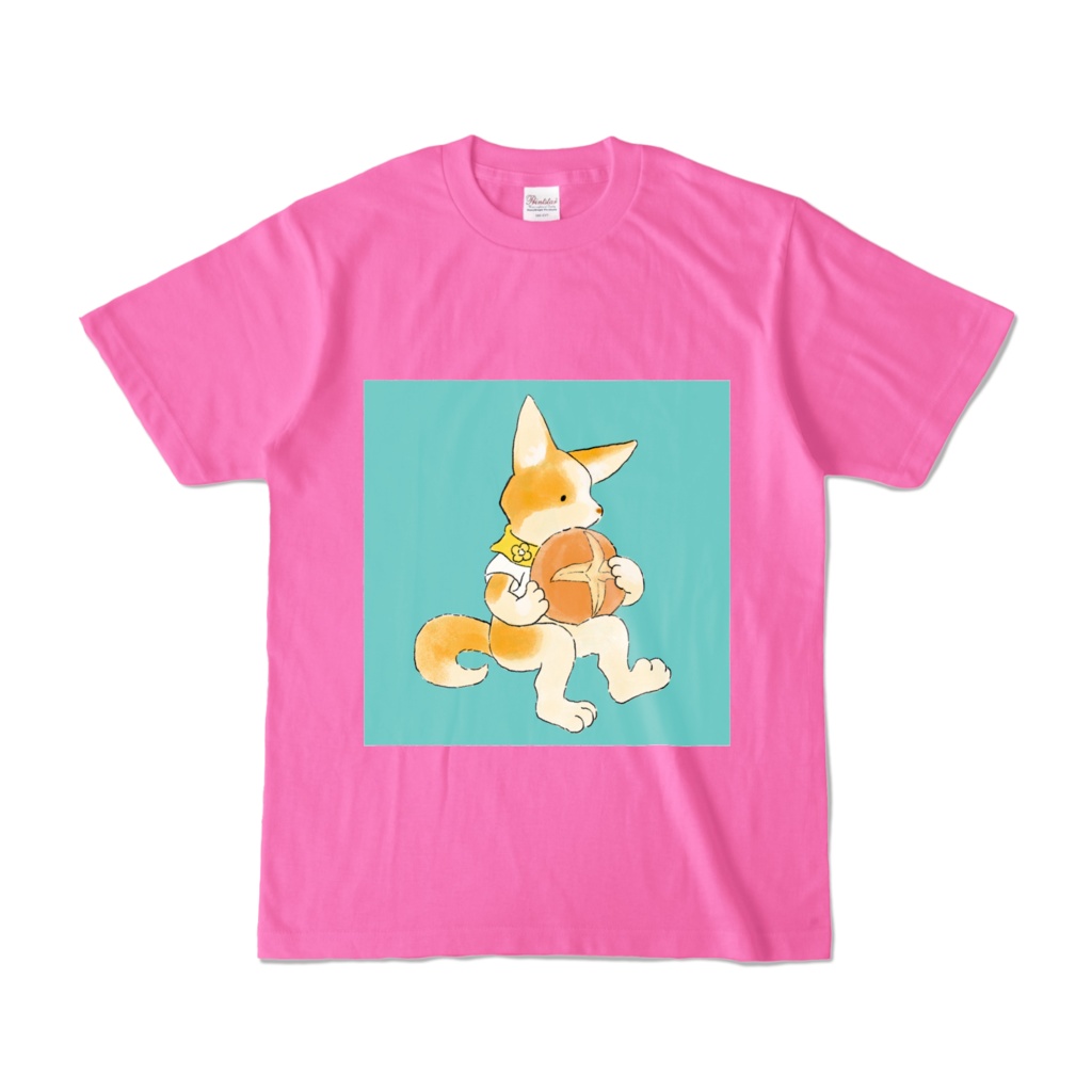 Bread-eating Corgi color T-shirts