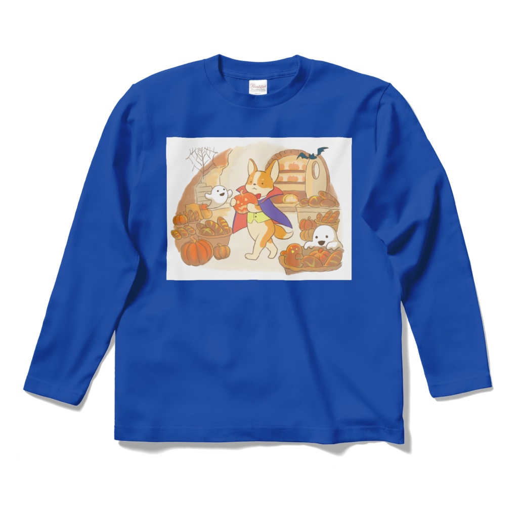 Happy Halloween! Corgi Bakery ロングスリーブTシャツ
