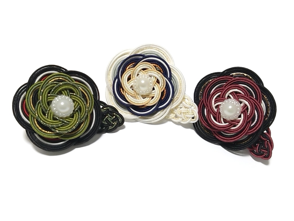 【水引】帯留め