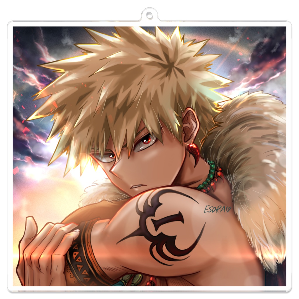 爆豪勝己/RISING/アクリルキーホルダー/ESORA