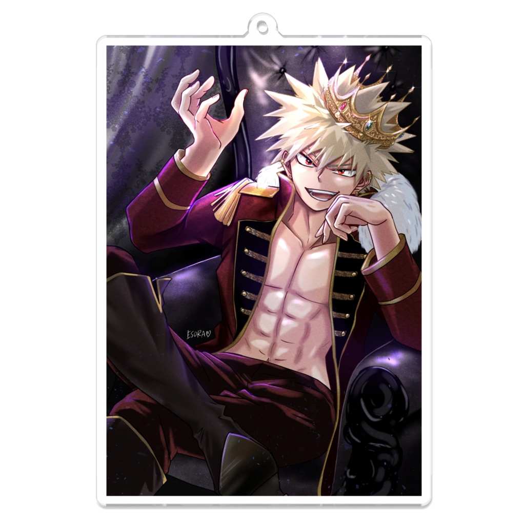 爆豪勝己/King game/アクリルキーホルダー/ESORA