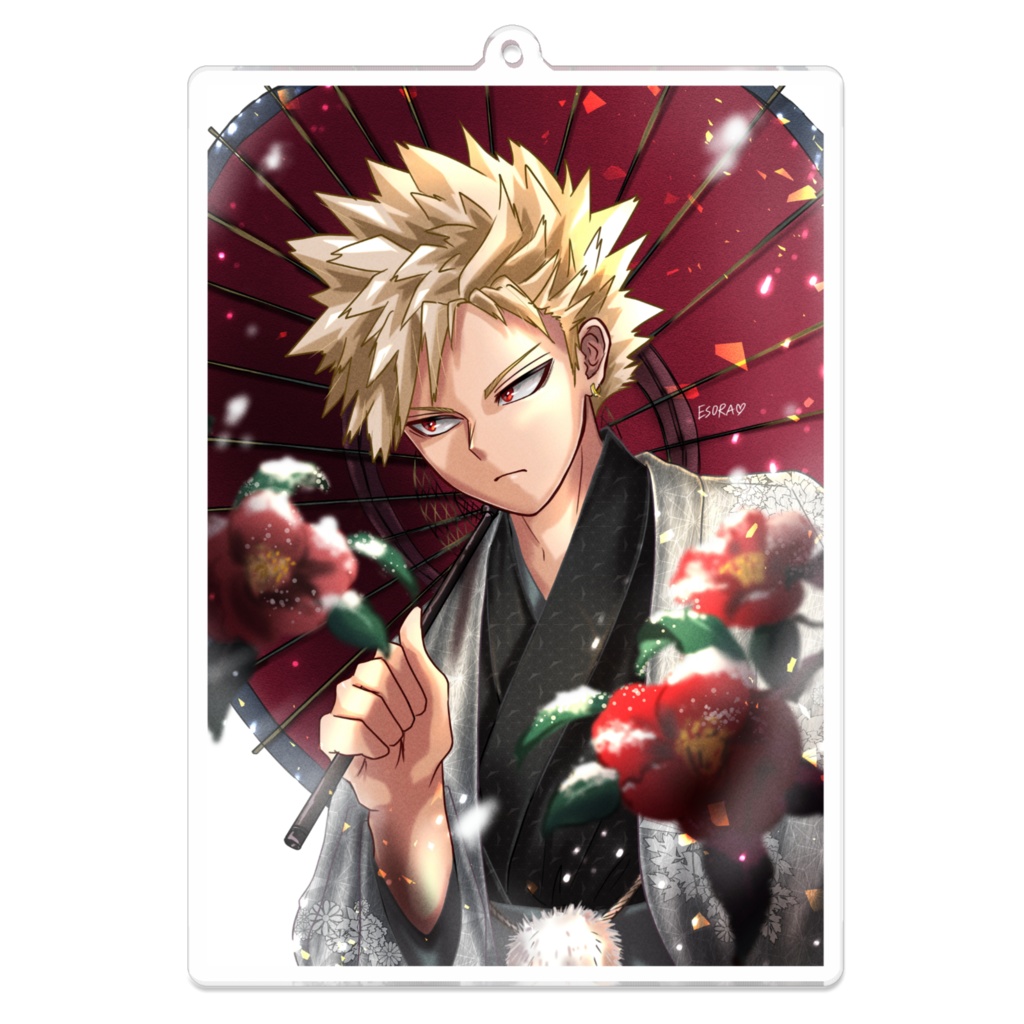 爆豪勝己/KIMONO/アクリルキーホルダー/ESORA