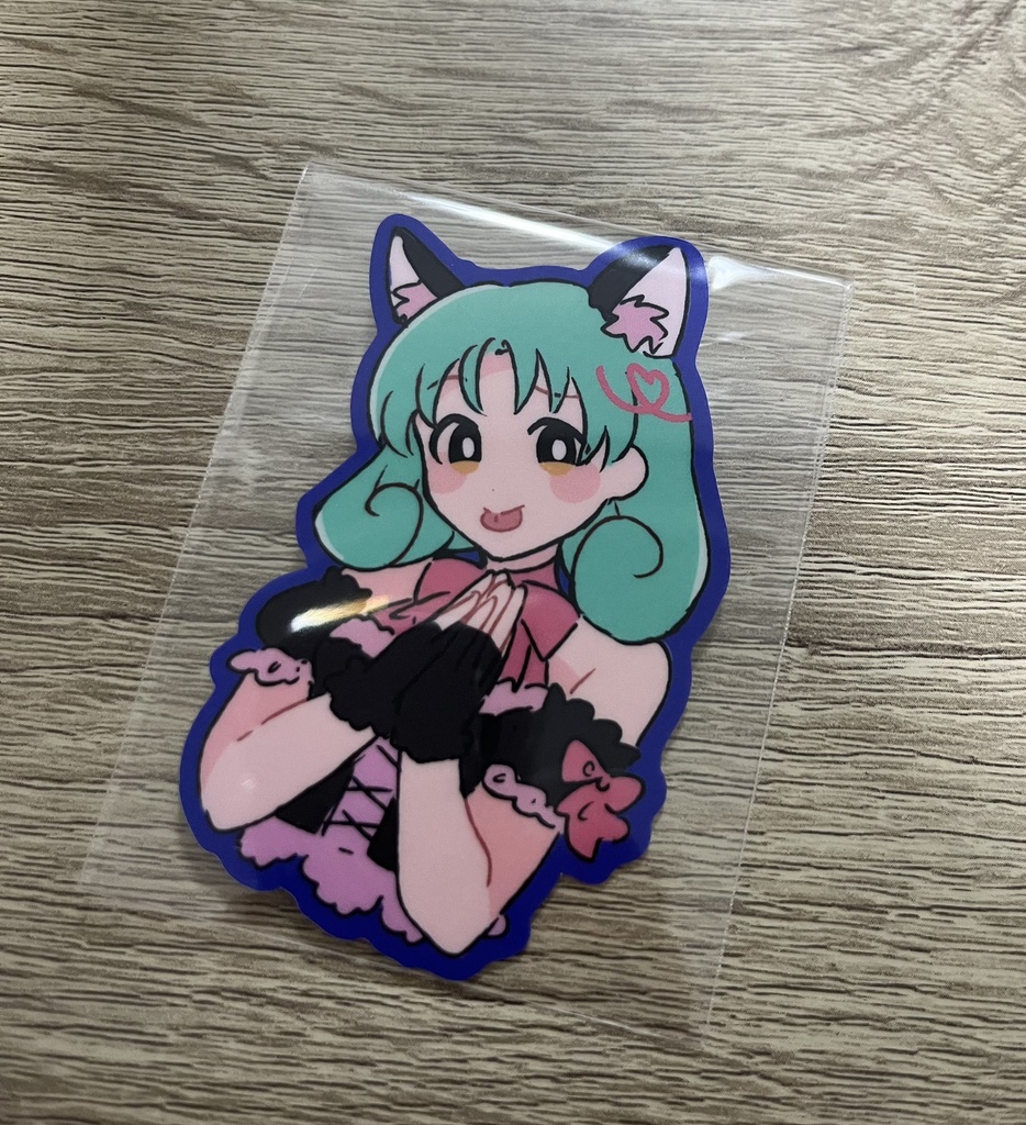 みゃつりステッカー