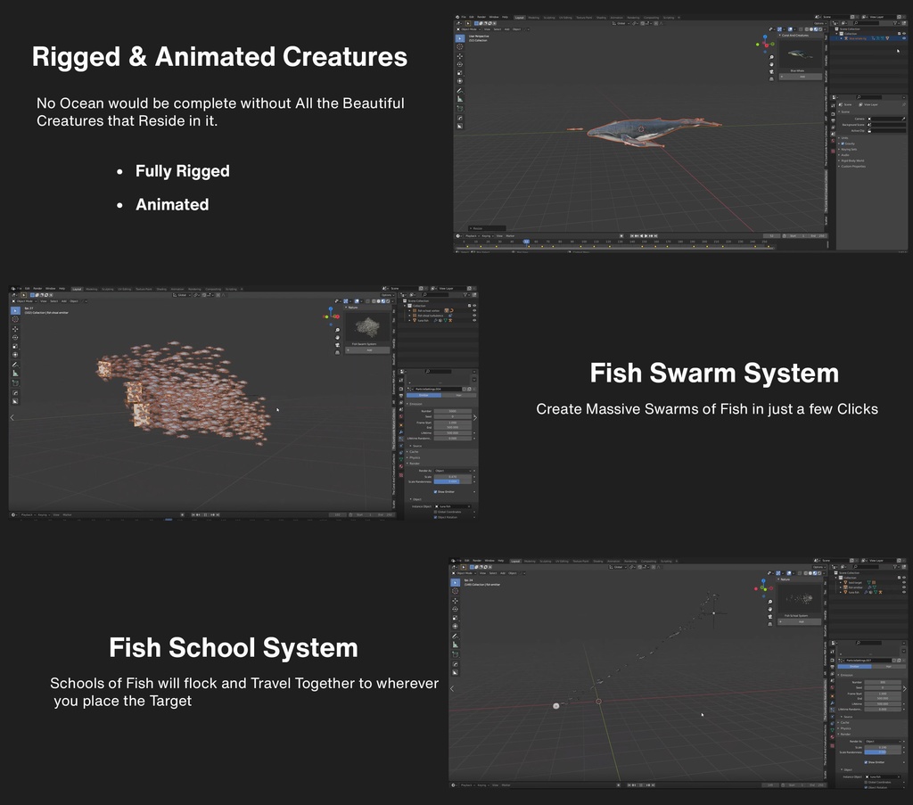 Coral And Creatures Collection fish 3D