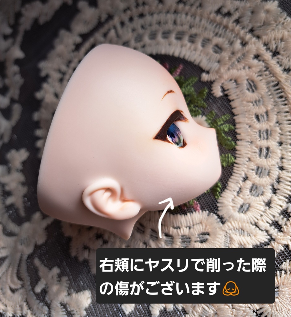 【カスタムヘッド DDH-29 SW肌 ヘッド+アイ】