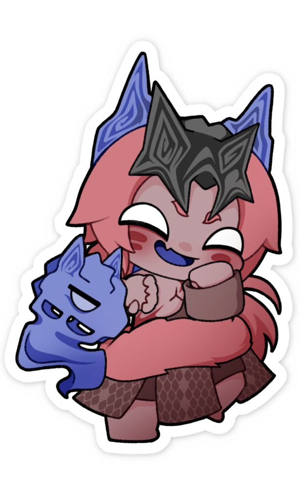 シイサマ でふぉるめステッカー