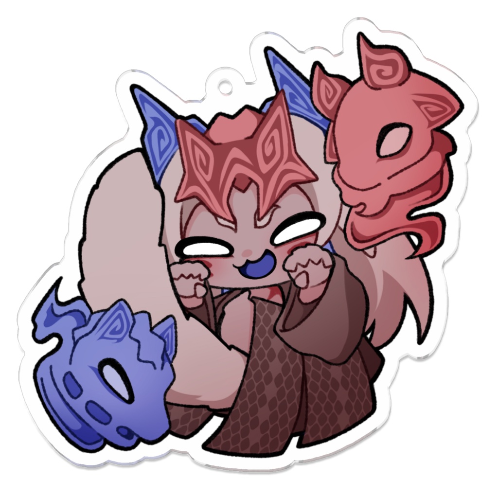 シイサマ でふぉるめアクリルキーホルダー