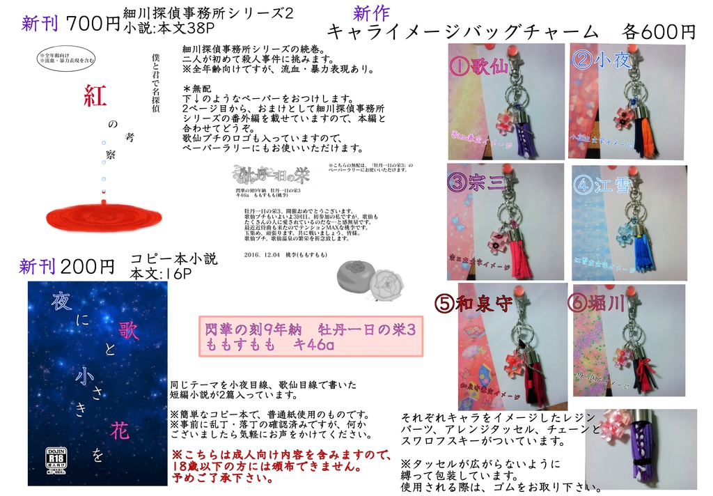 【細川探偵事務所シリーズ】僕と君で名探偵~紅の考察~