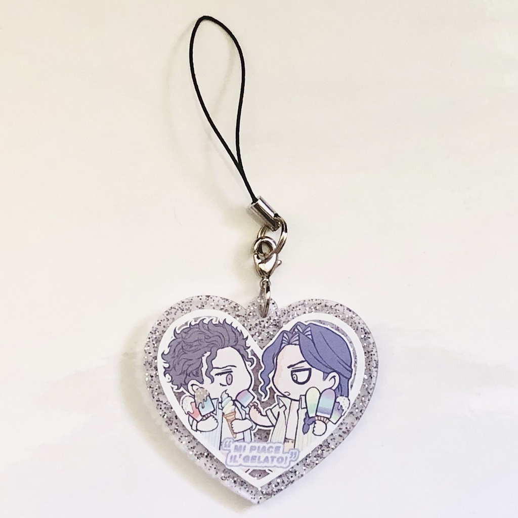 【修羅組】ラメアクリルキーホルダー【バーレット ・ウォーターフォード×ファブリアーノ・ウォーターマーク】