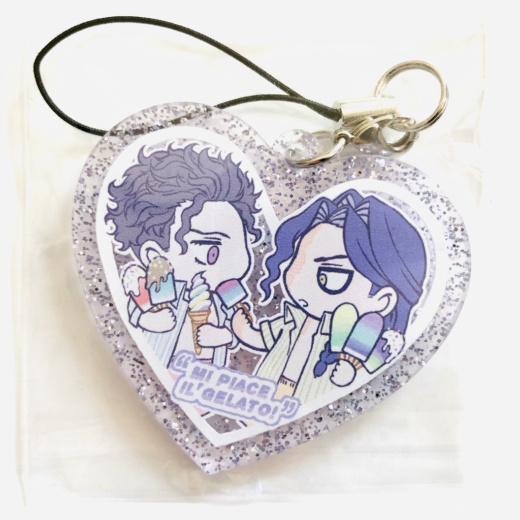 【修羅組】ラメアクリルキーホルダー【バーレット ・ウォーターフォード×ファブリアーノ・ウォーターマーク】