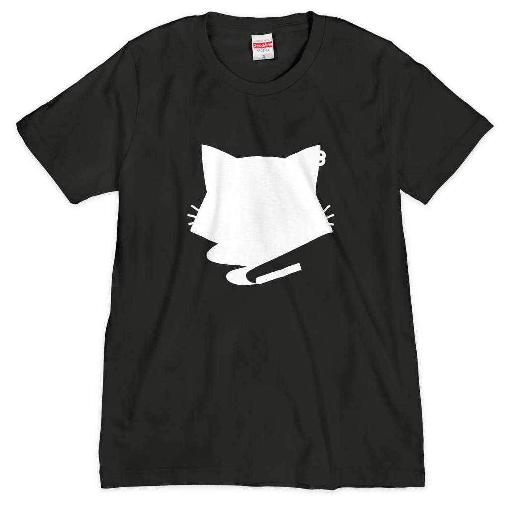 ロゴシルエットTシャツ - 白 [XL]