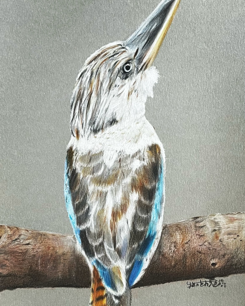 【オーダー】動物似顔絵(色鉛筆画) A5サイズ/簡易額装 ※購入前にオーダー内容を事前にメッセージしてください