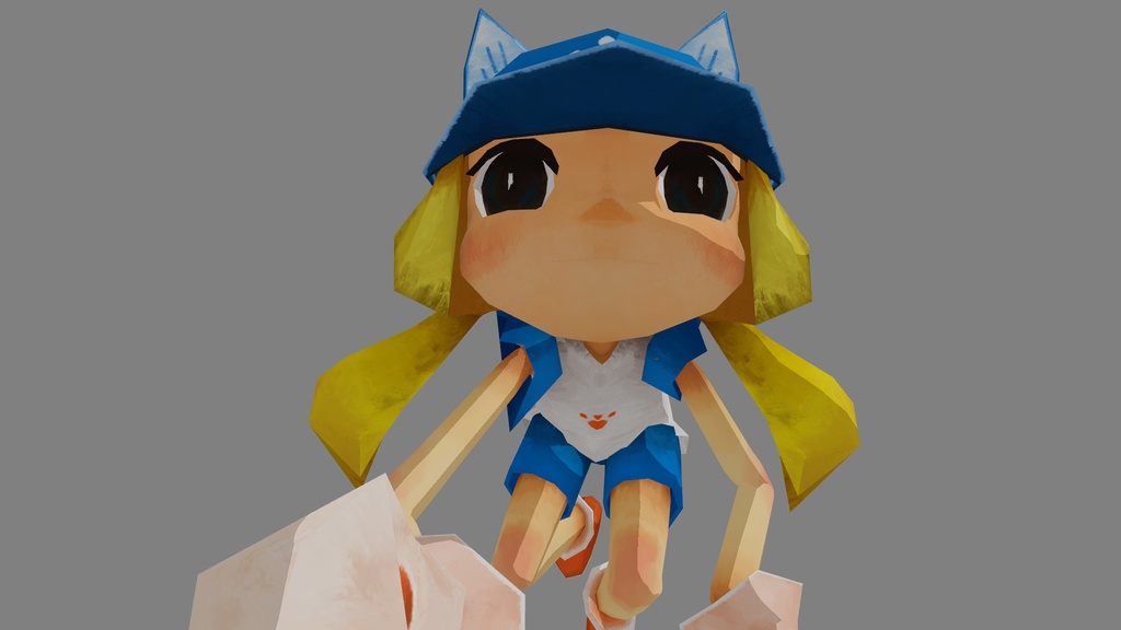 ねこガール【VRChat向け3Dモデル】
