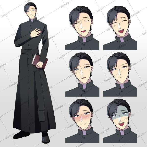 【組換PSD+PNG6種】adopt001 神父