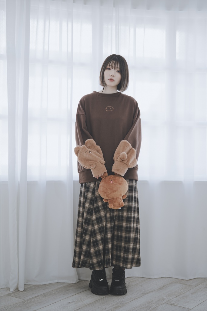 ゆるふわ袖モフうさぎさん&くまくん(レディーズセット)