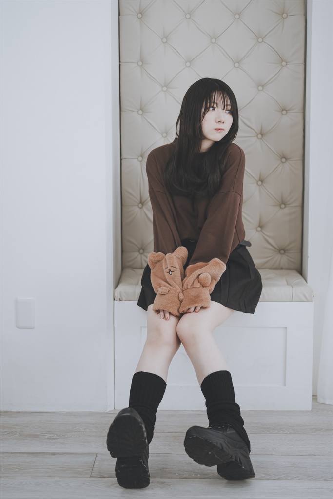 ゆるふわ袖モフくまくん